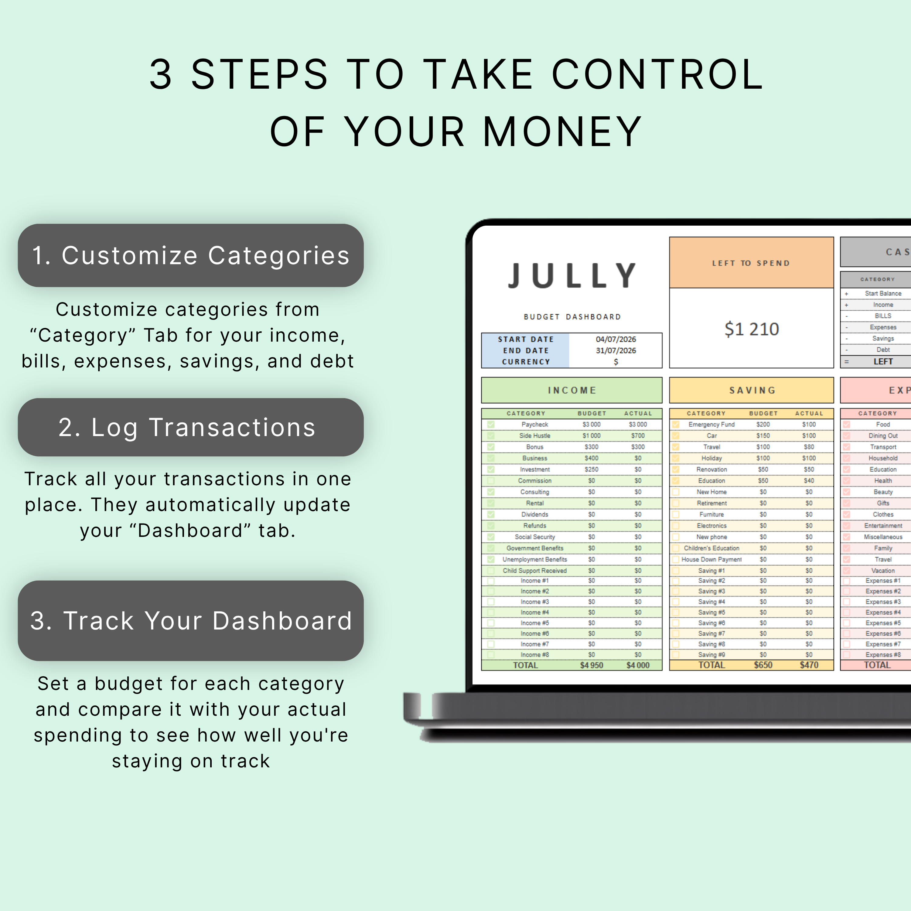 The No-Fluff Smart Budget Spreadsheet ®