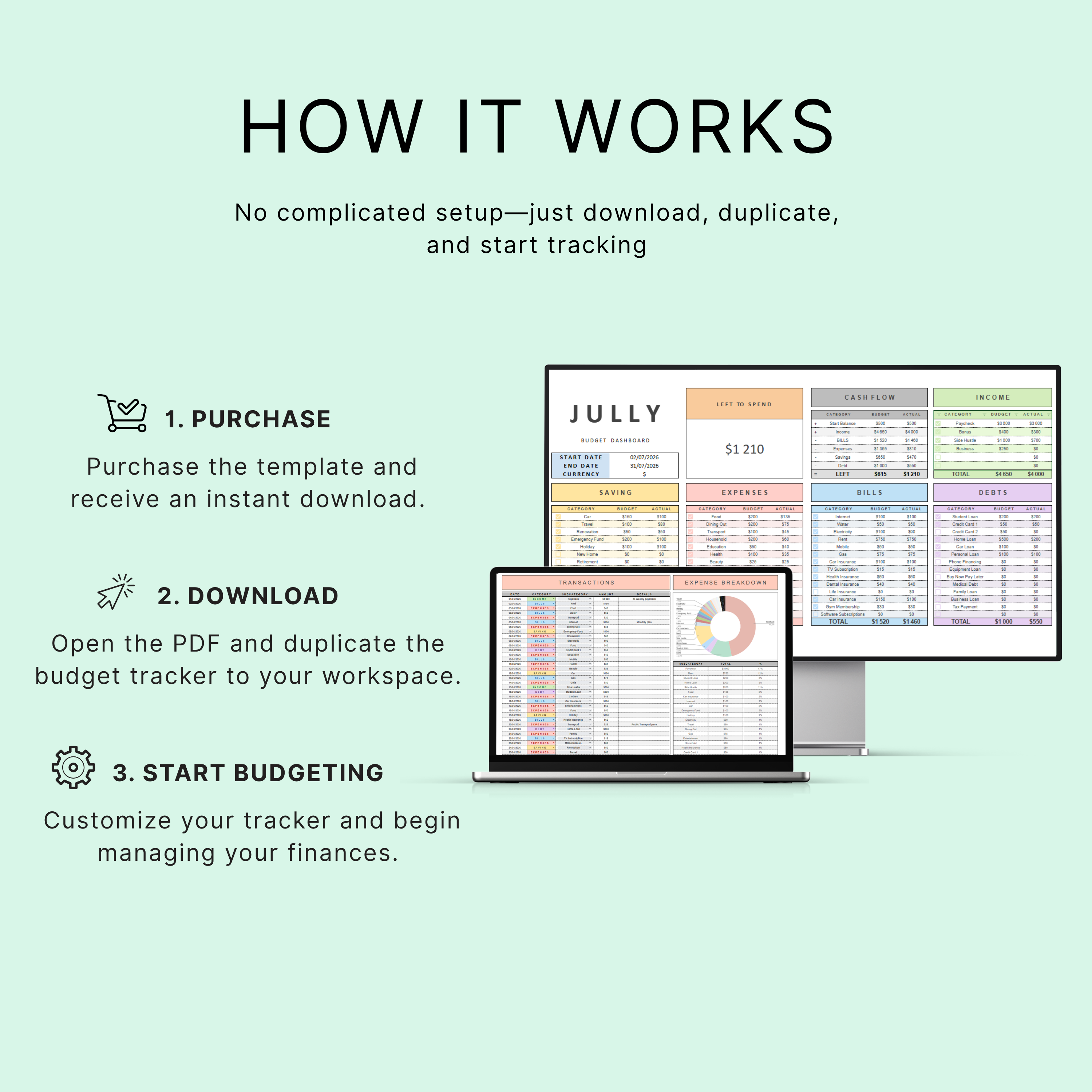 The No-Fluff Smart Budget Spreadsheet ®