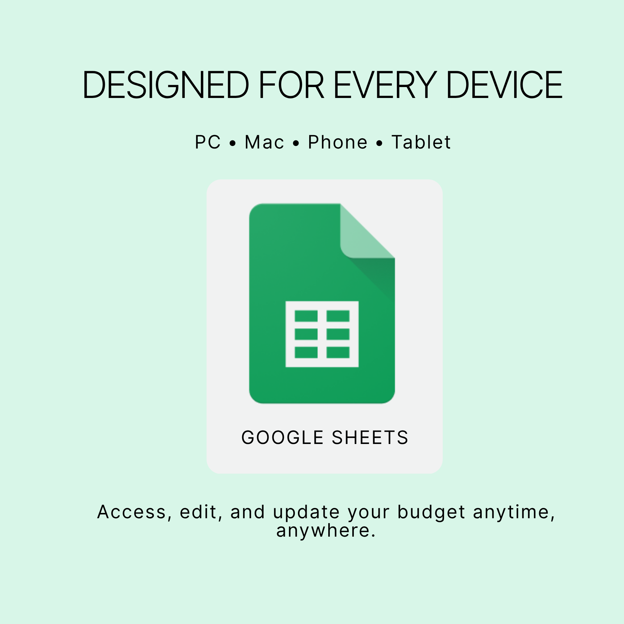 The No-Fluff Smart Budget Spreadsheet ®