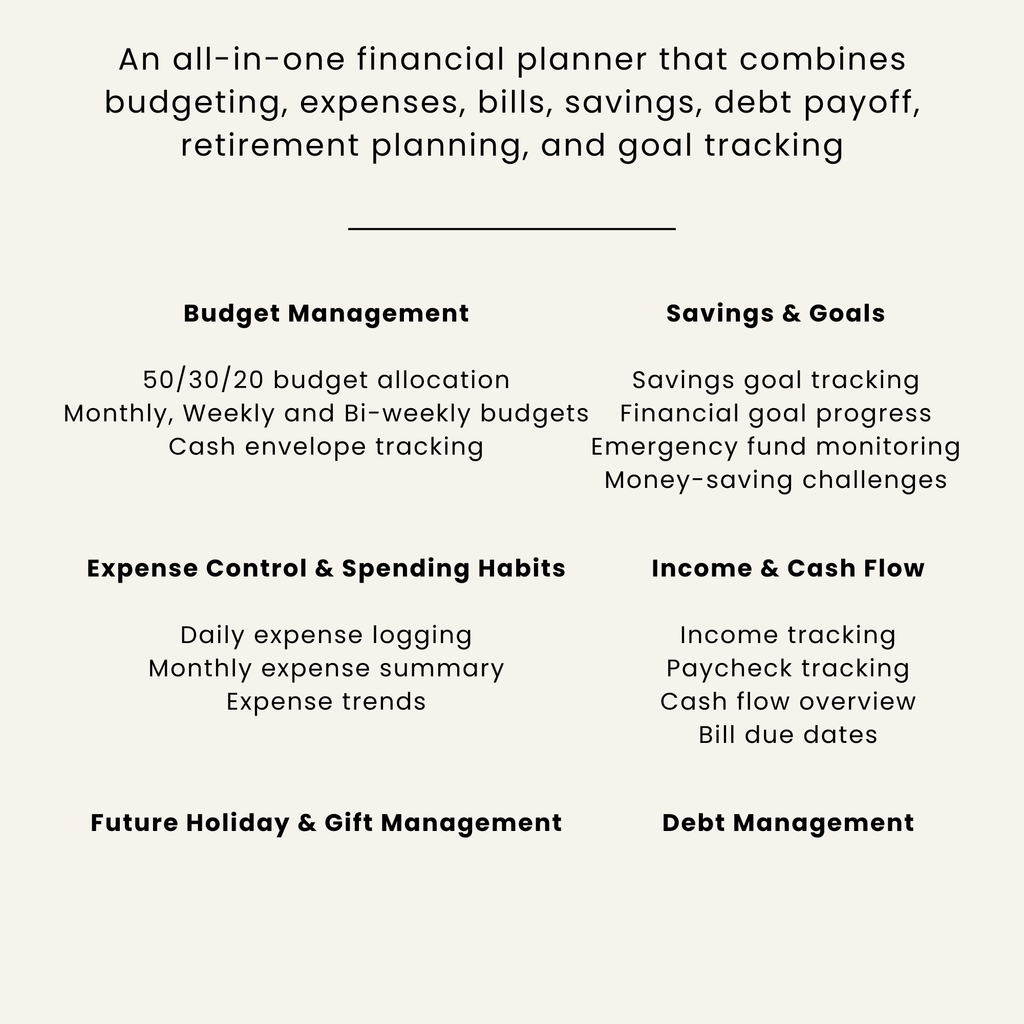 The Ultimate Budget Planner ®